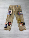 Better With Age Tabloid Carpenter Olive jeans