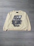 Who Decides War Ruff Ryders Cream Crewneck