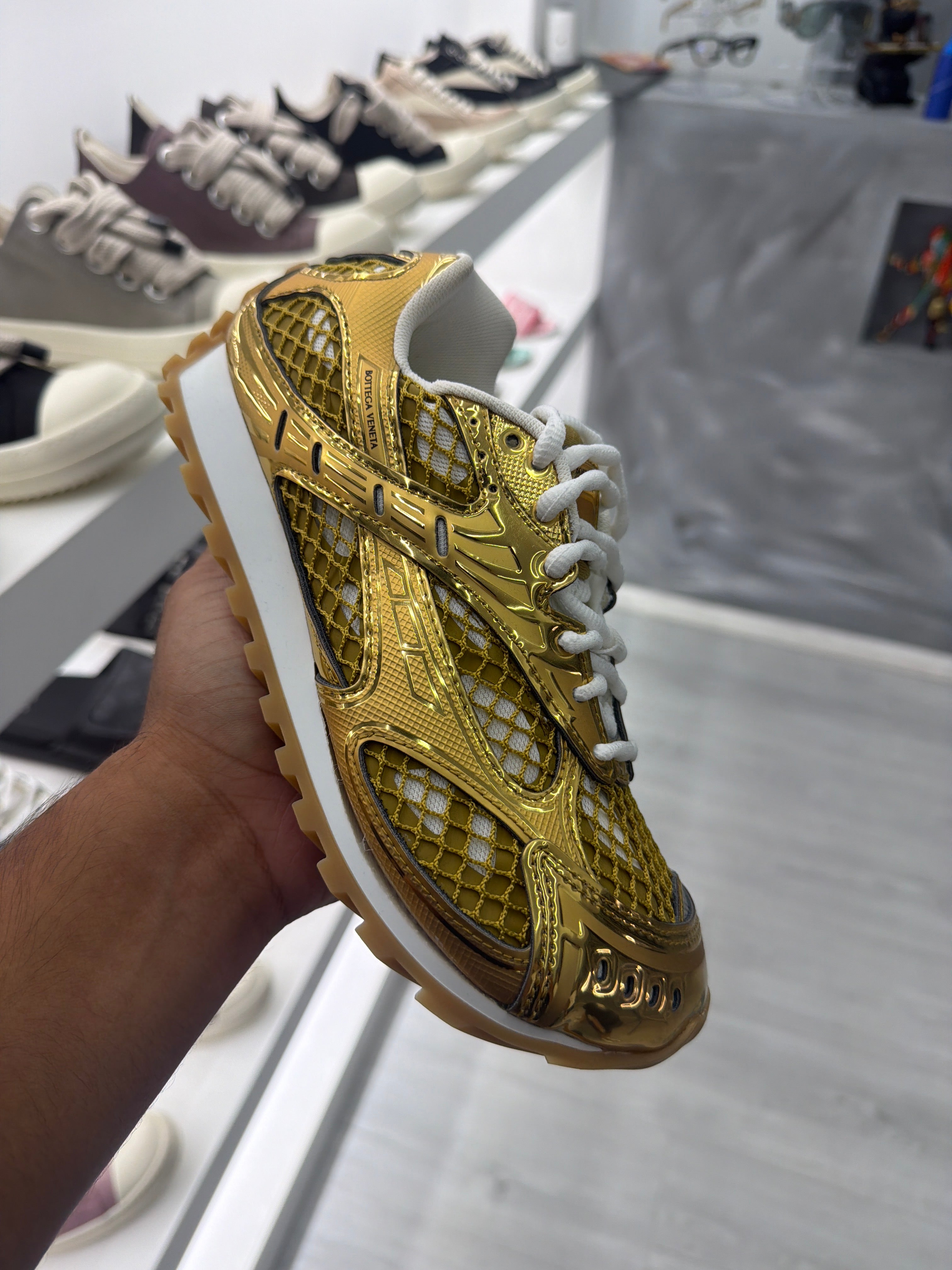 Bottega Veneta Gold Silver