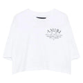 Amiri arts district cropped white tee