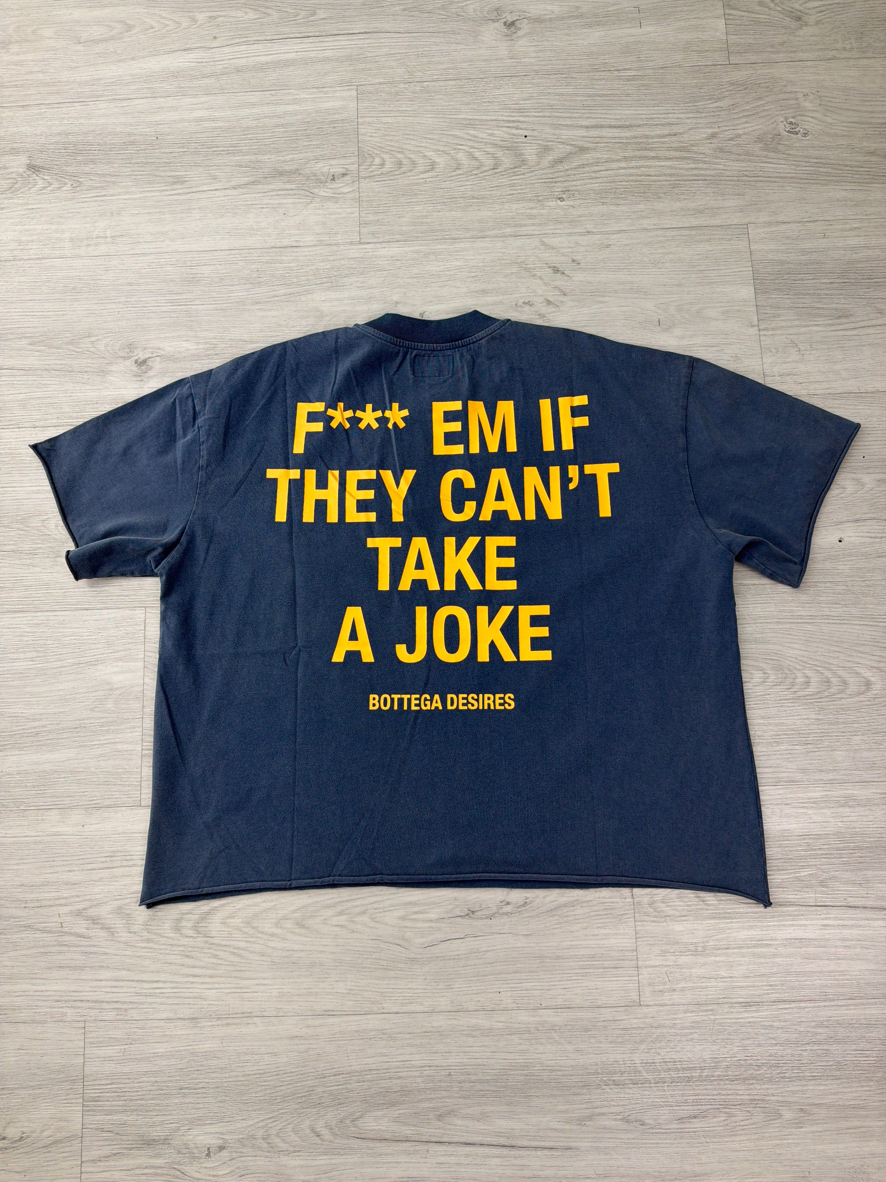 Bottega Desires Fuck Em Blue Tee