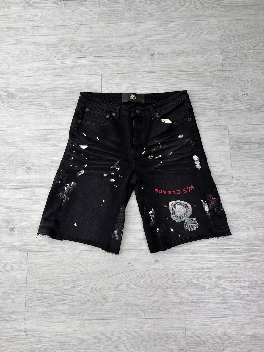 When smoke Clears denim shorts