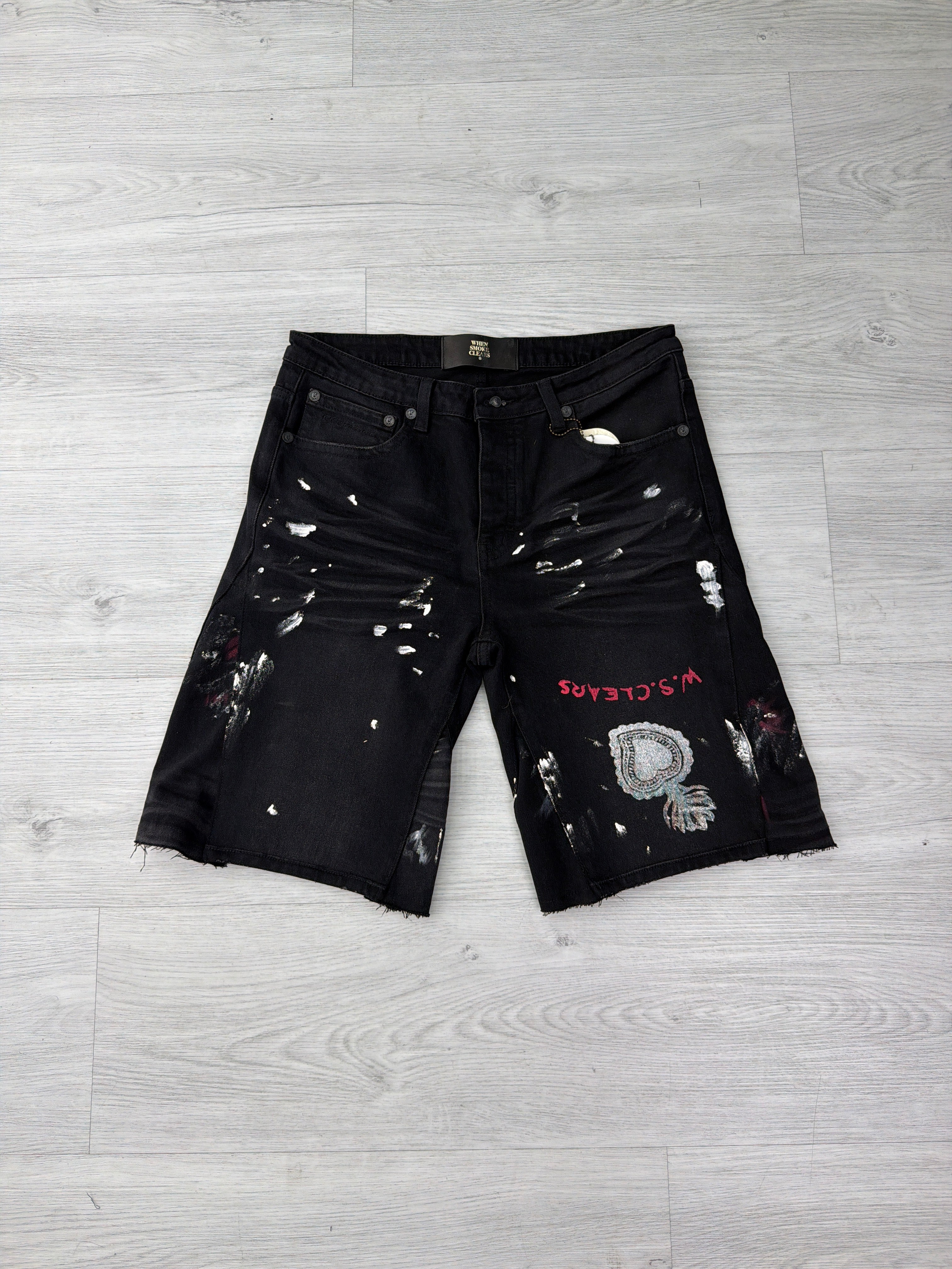When smoke Clears denim shorts