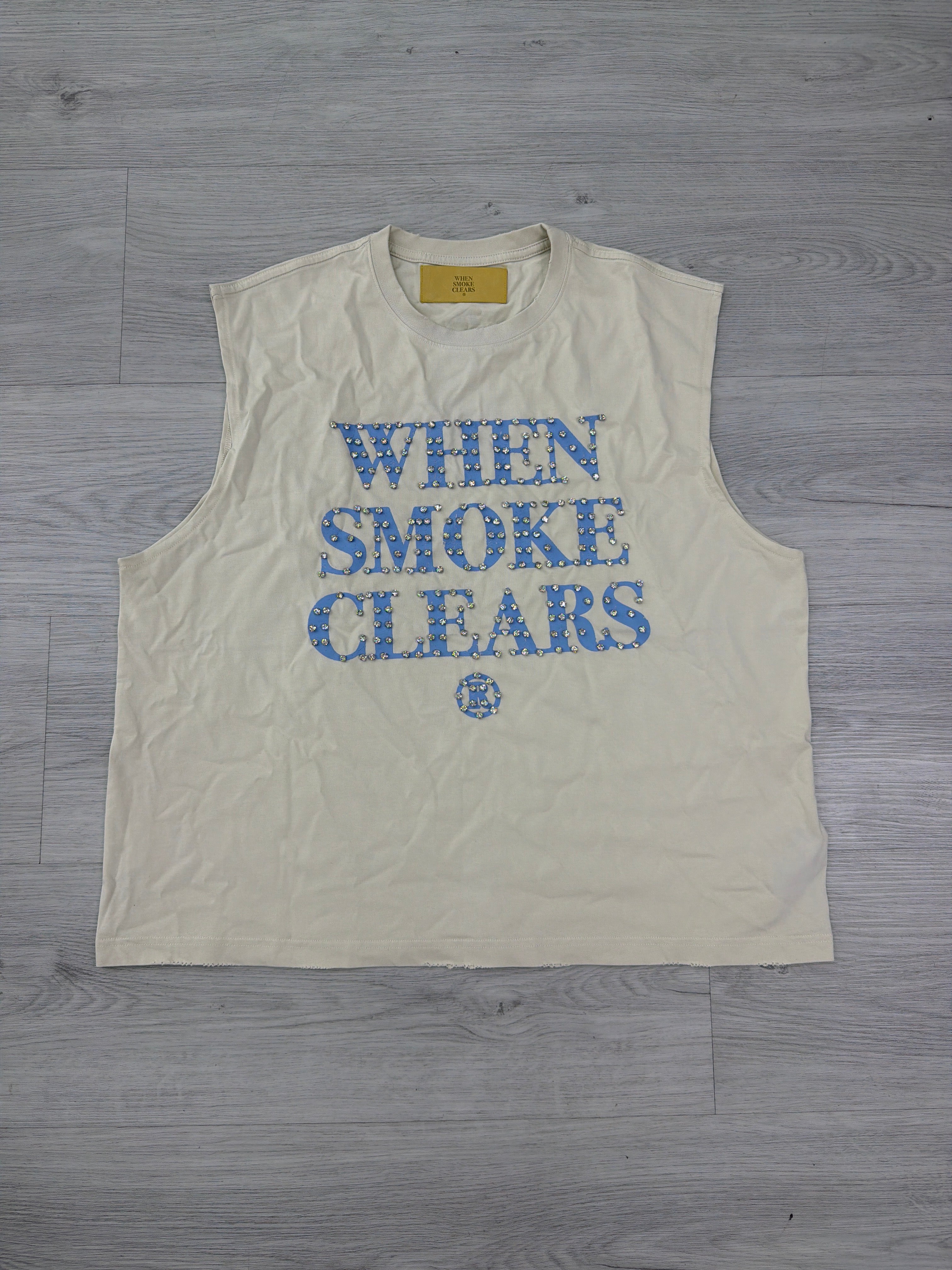 When Smoke Clears Logo Diamond sleeveless