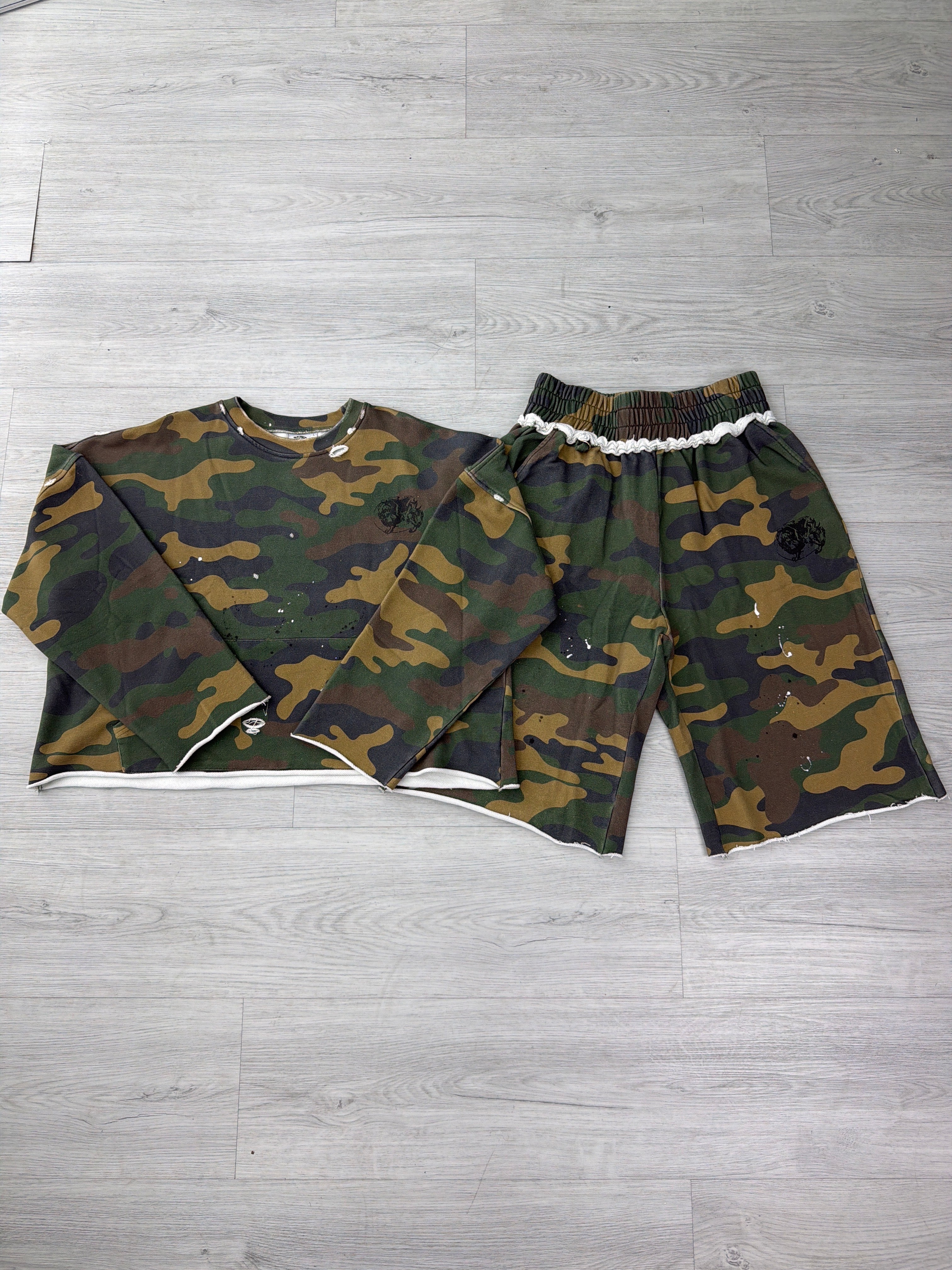 Saint Vanity 'Camo' Long Set