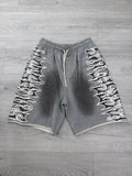 Lost shadow graphic sweatshort grey