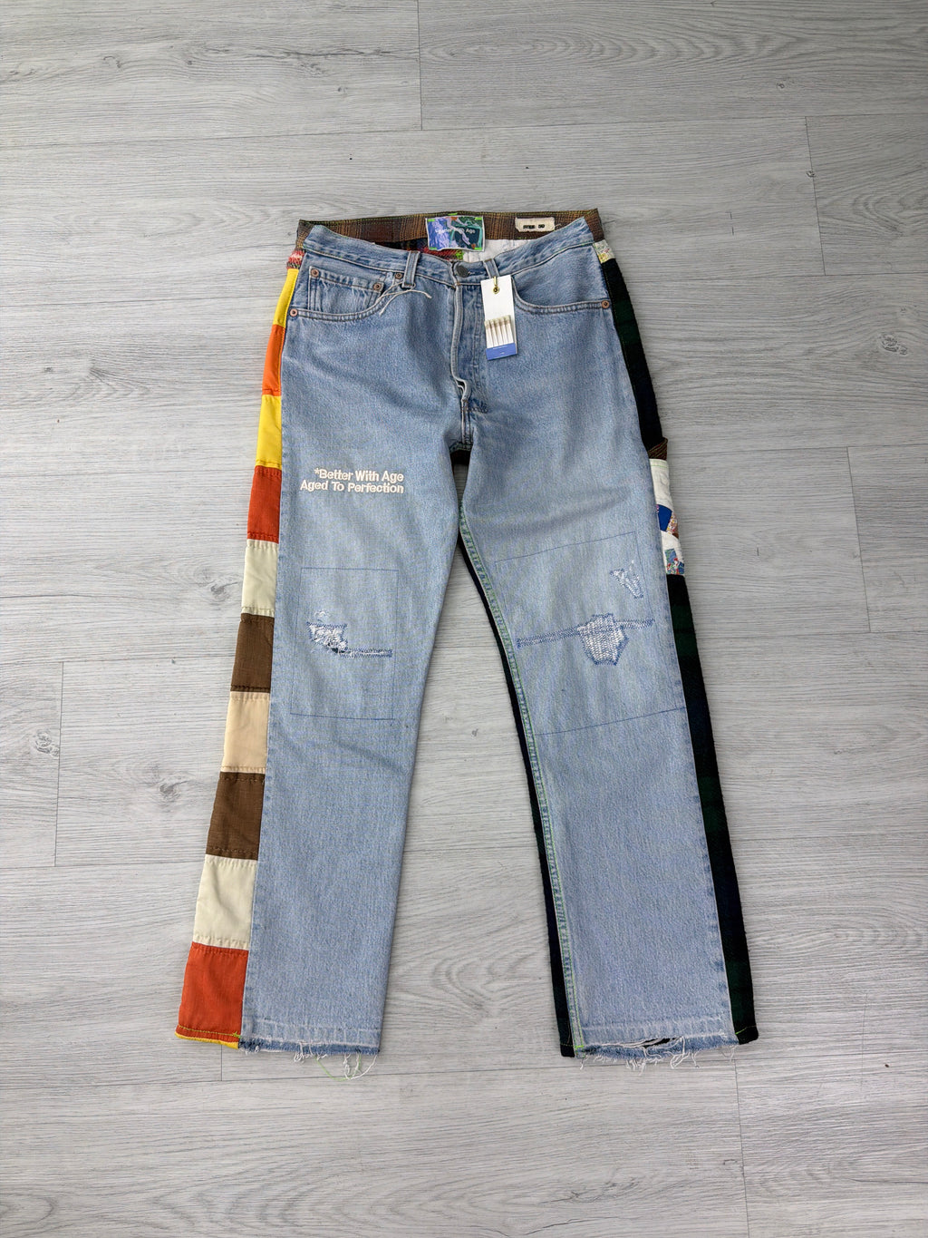 Better With Age Esther Mixed Media Trouser Random