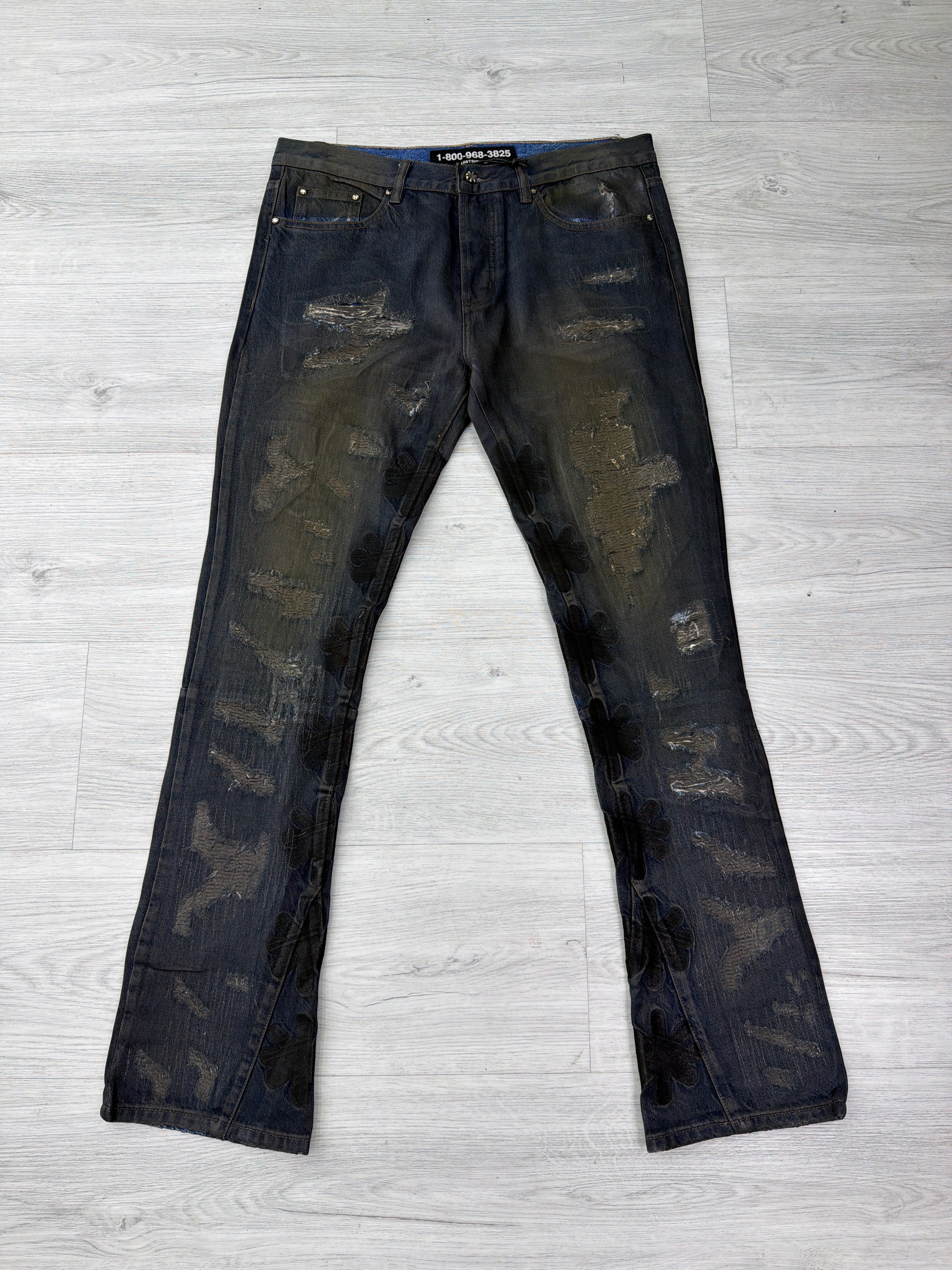 Lost shadows mud wax jeans