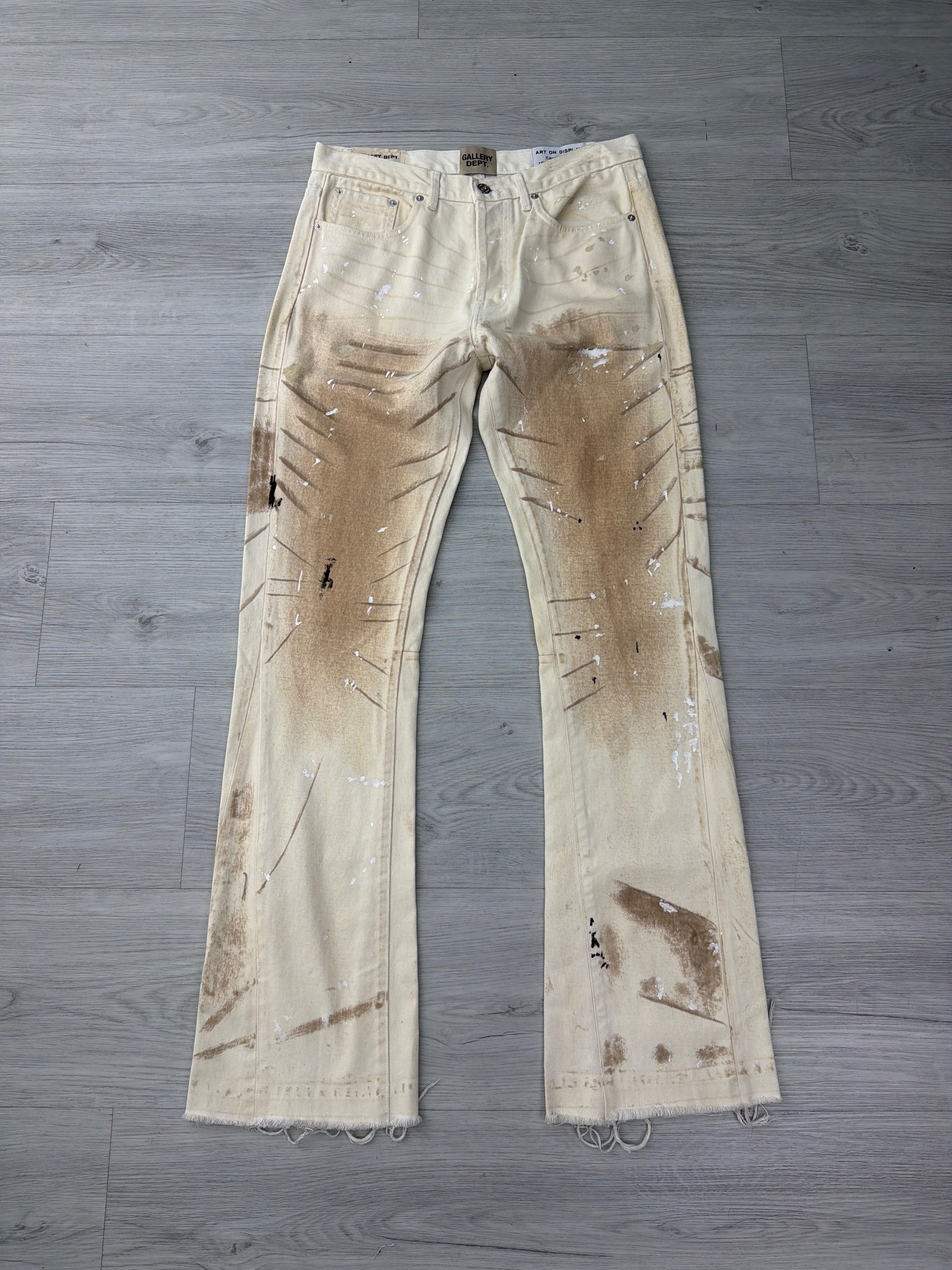 Gallery Dept ‘Brown Wash Cream Pants