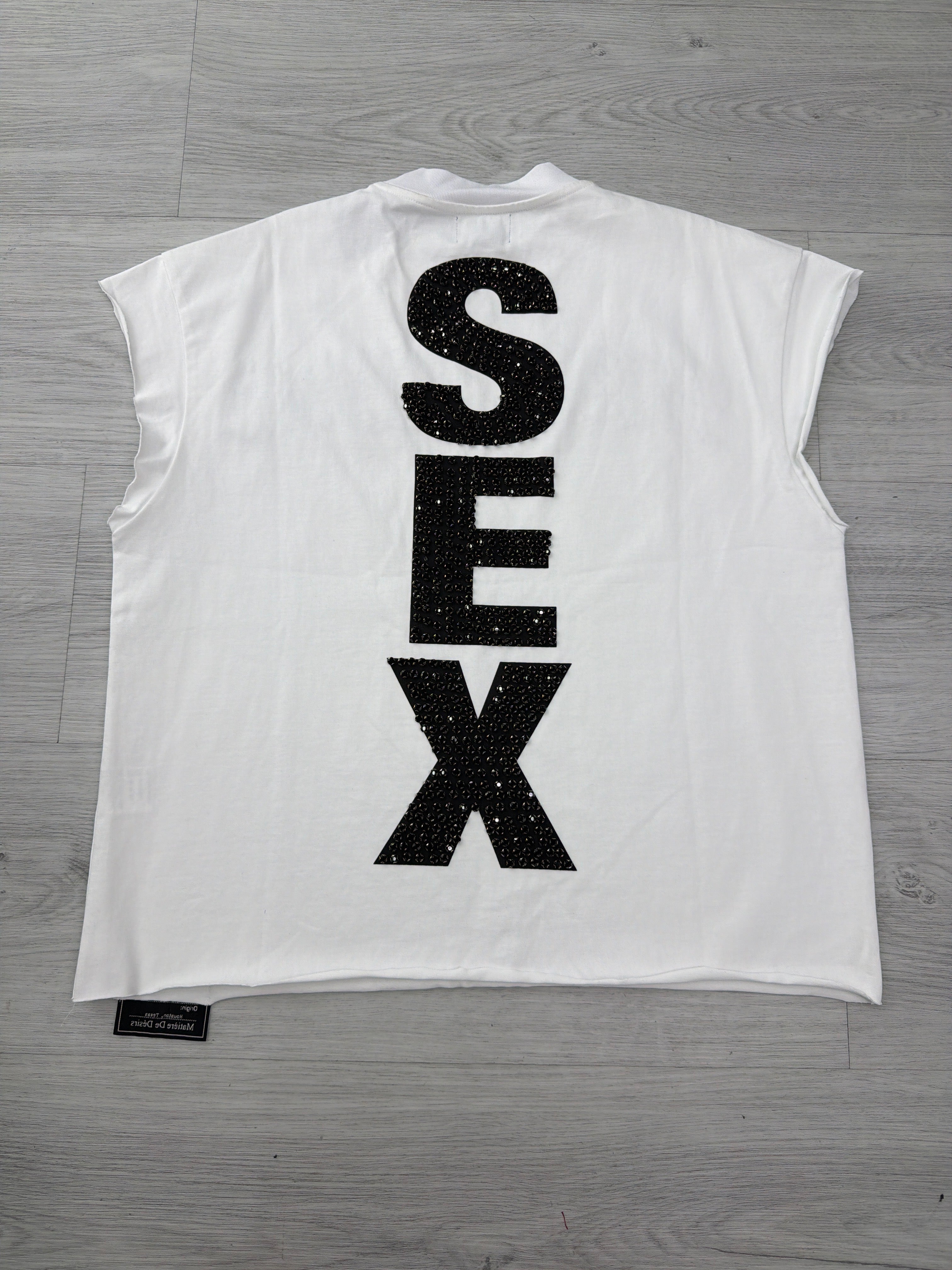 Matiere De Desirs madonna white sleevless shirt