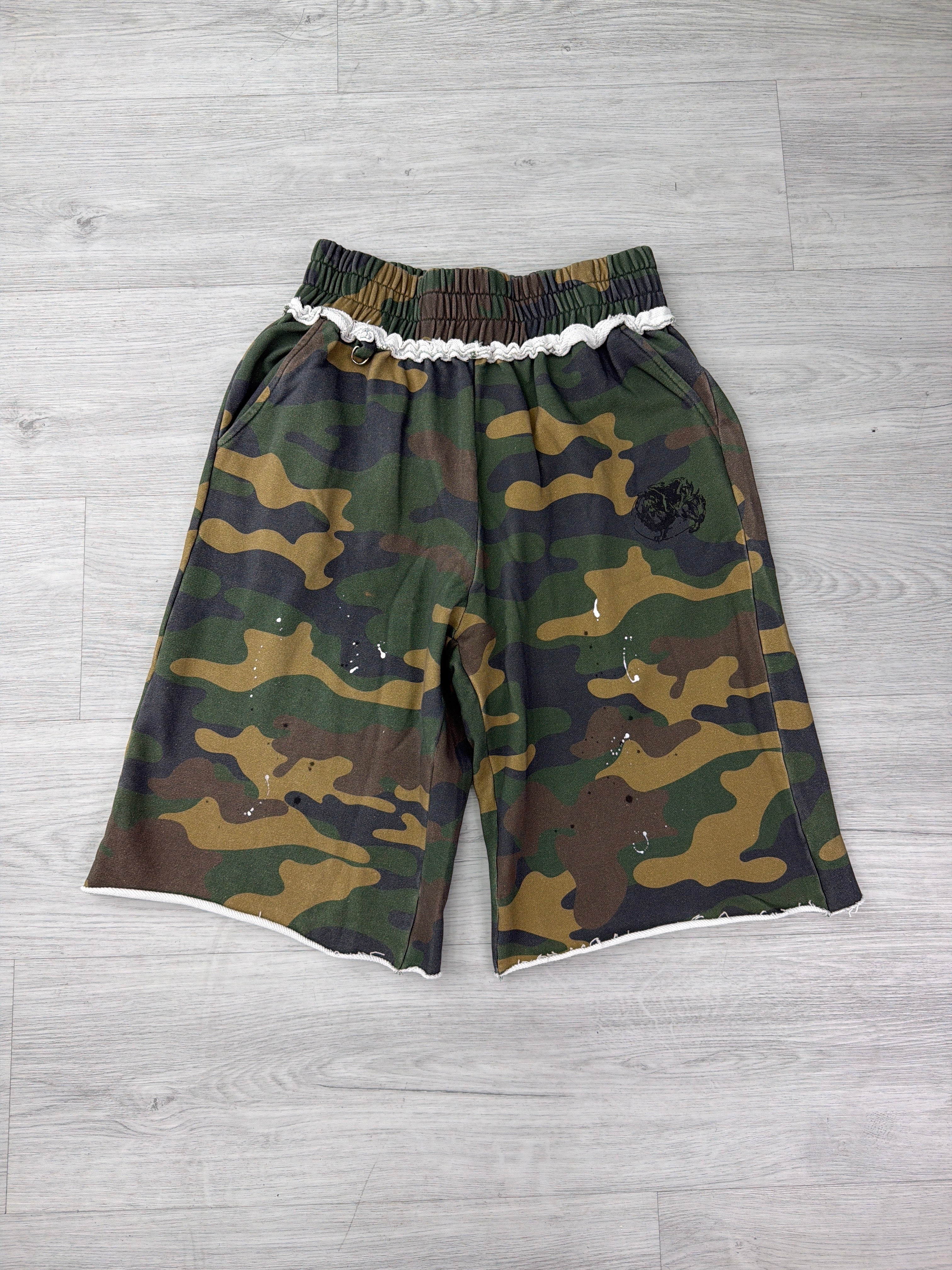 Saint Vanity 'Camo' Long Shorts