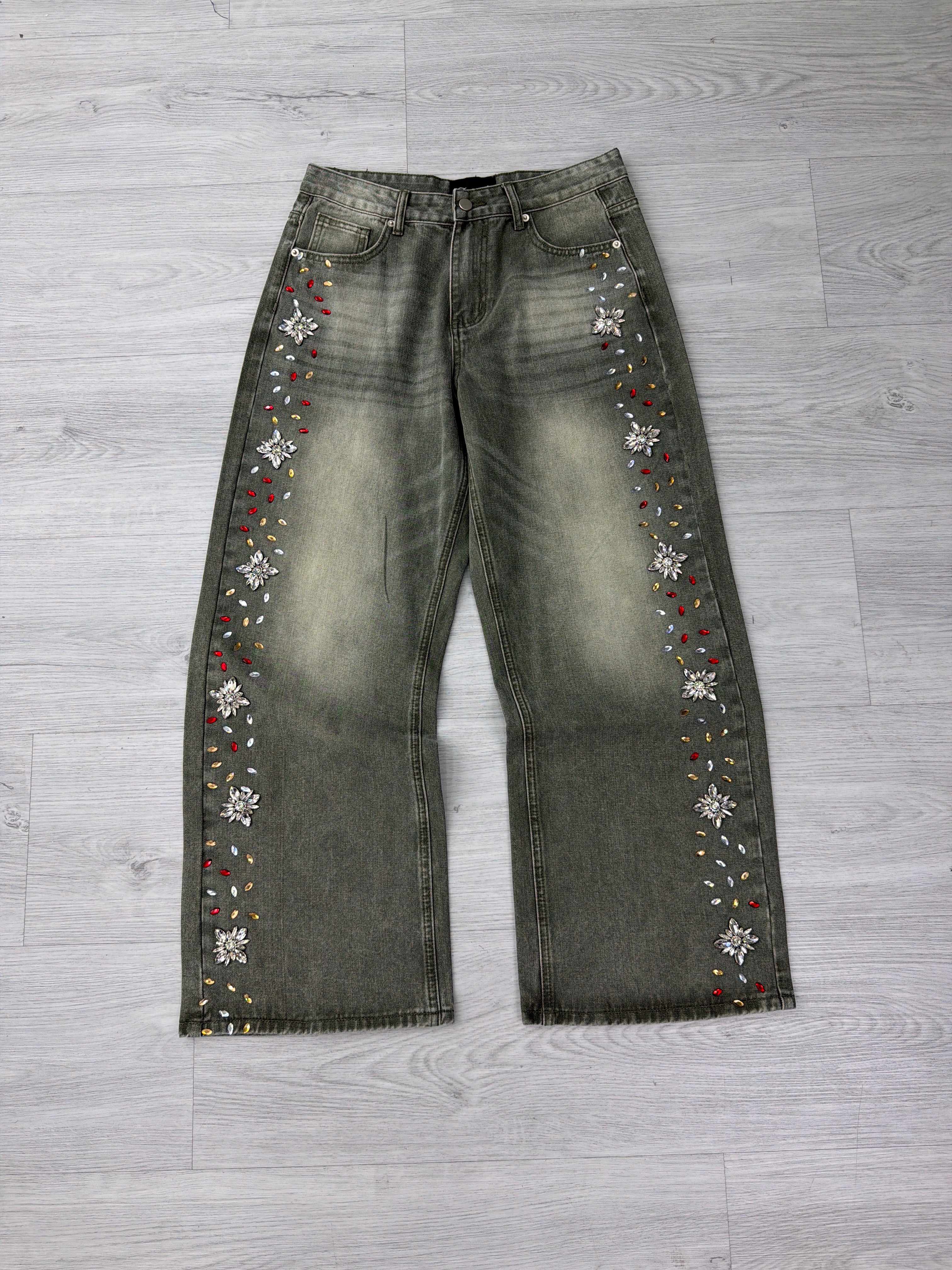 Fraternal Desires 'Interstellar' Grey Jeans