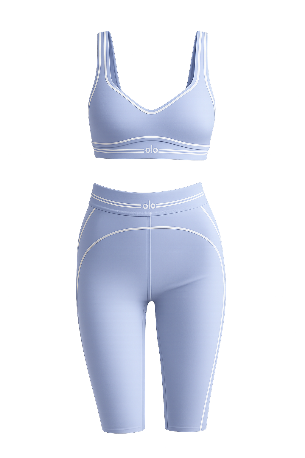 Alo bra and leggings set lavender