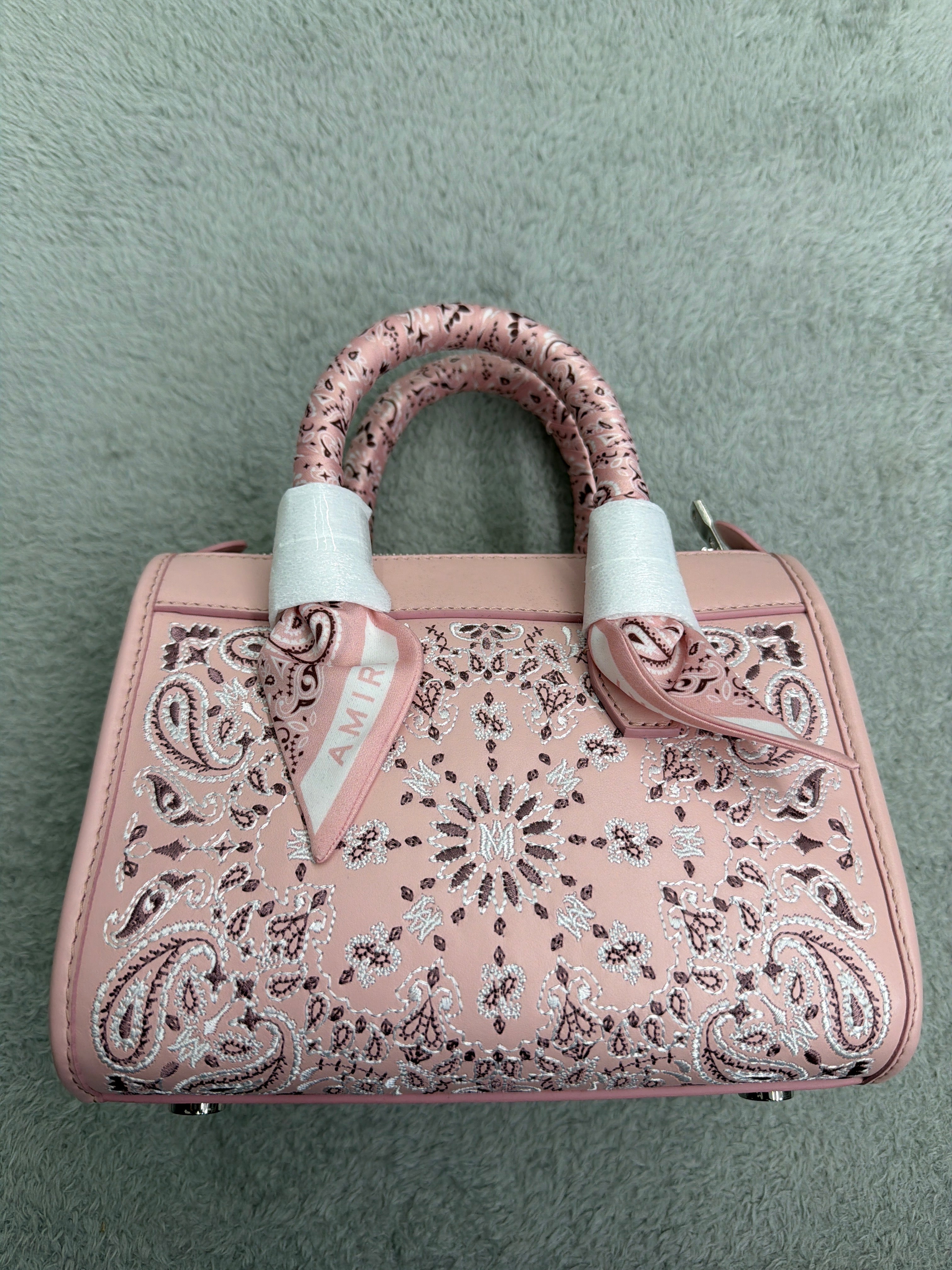 Amiri Triangle Pink Purse