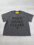 When smoke Clears Space / Black Tee