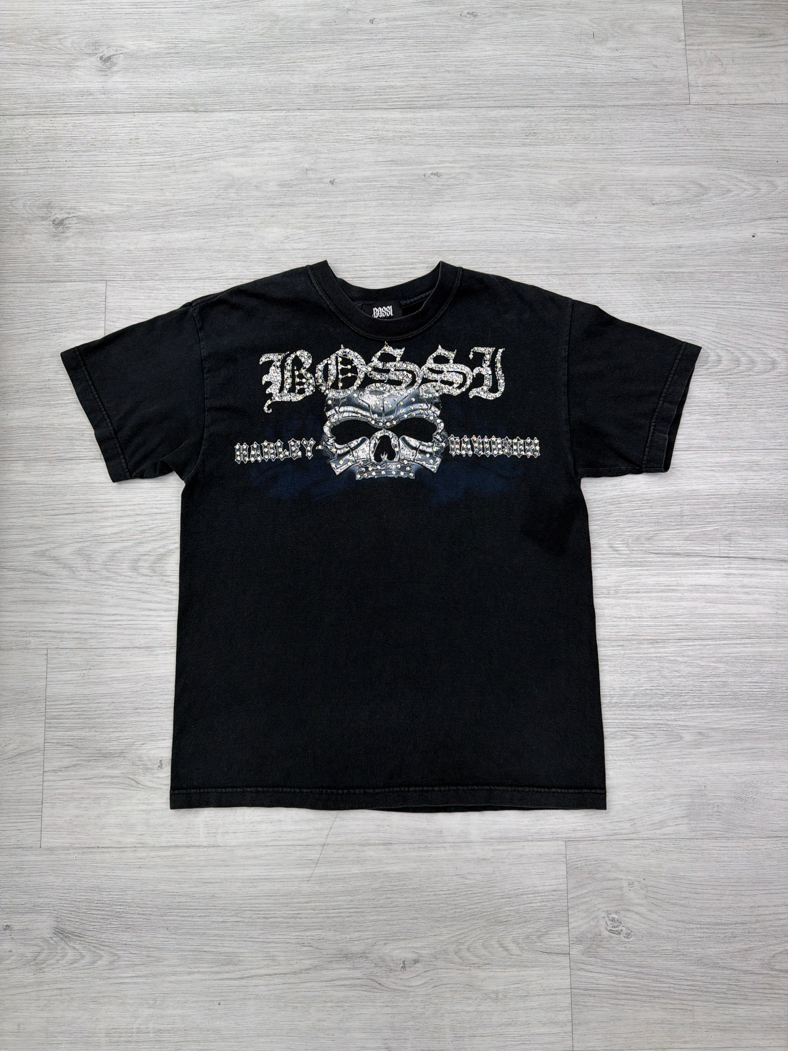 Bossi Harley Davidson Rhinestone Tee