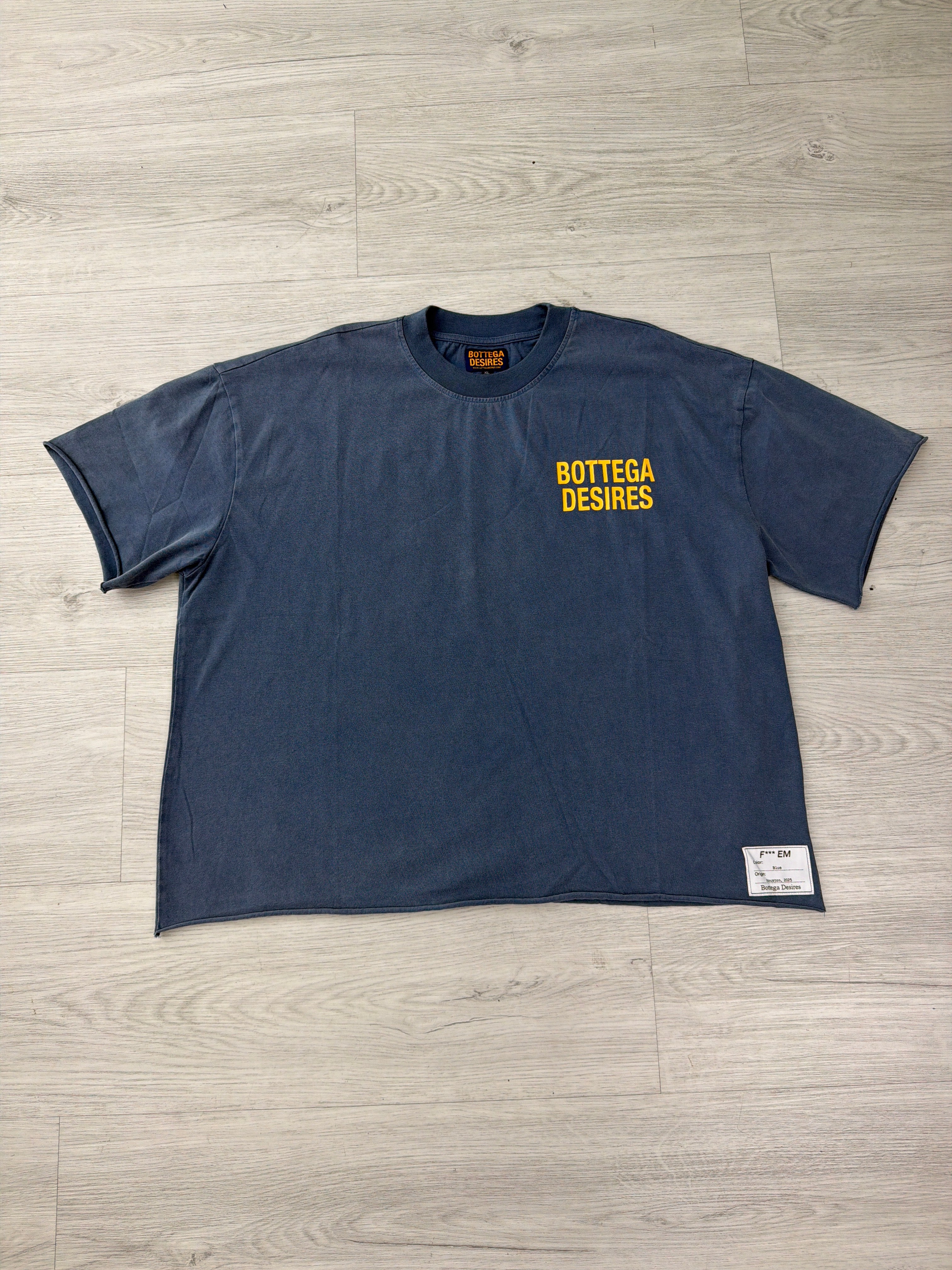 Bottega Desires Fuck Em Blue Tee