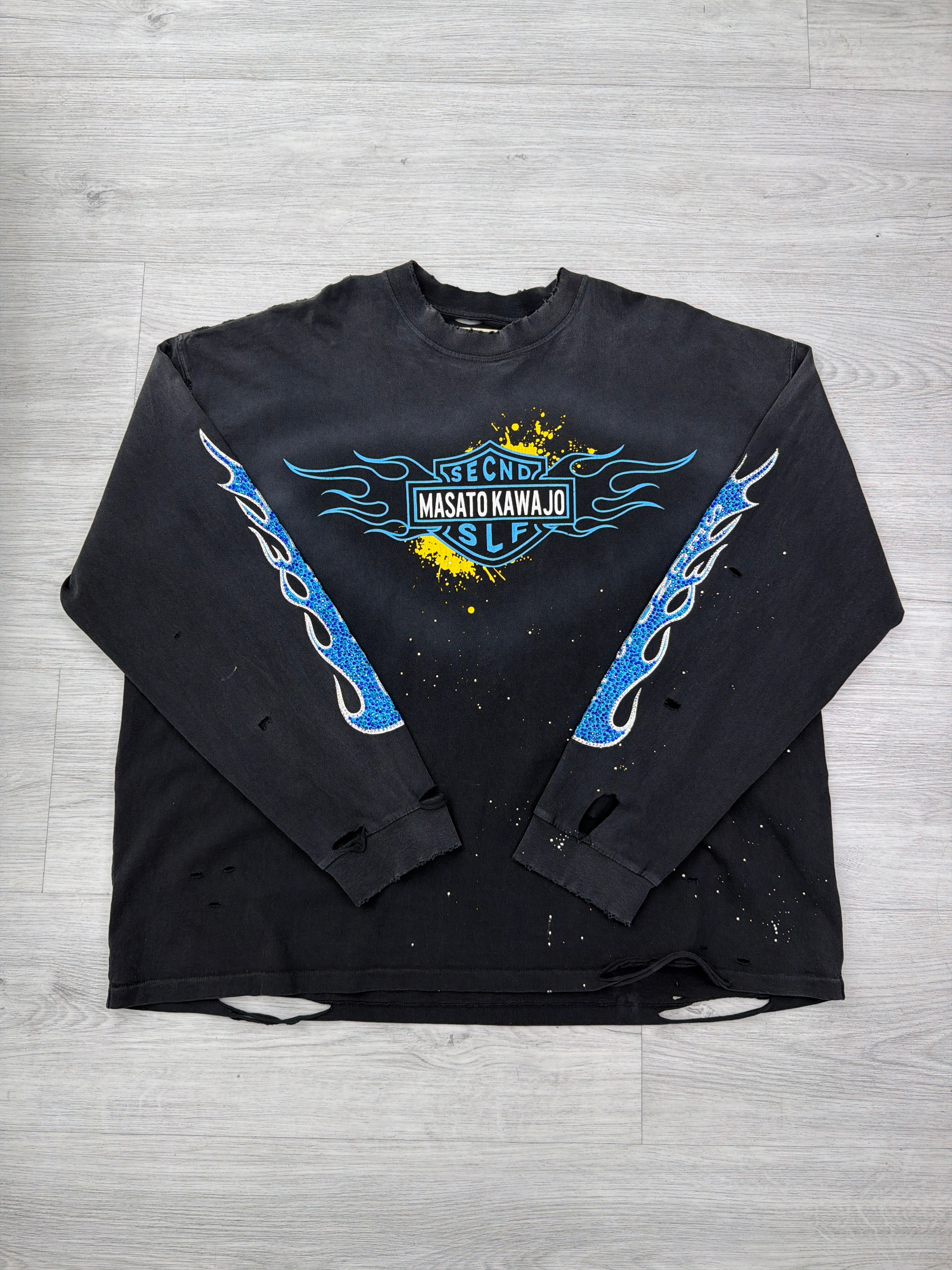 Satoshi Nakamoto Firestorm Vintage Long Sleeve