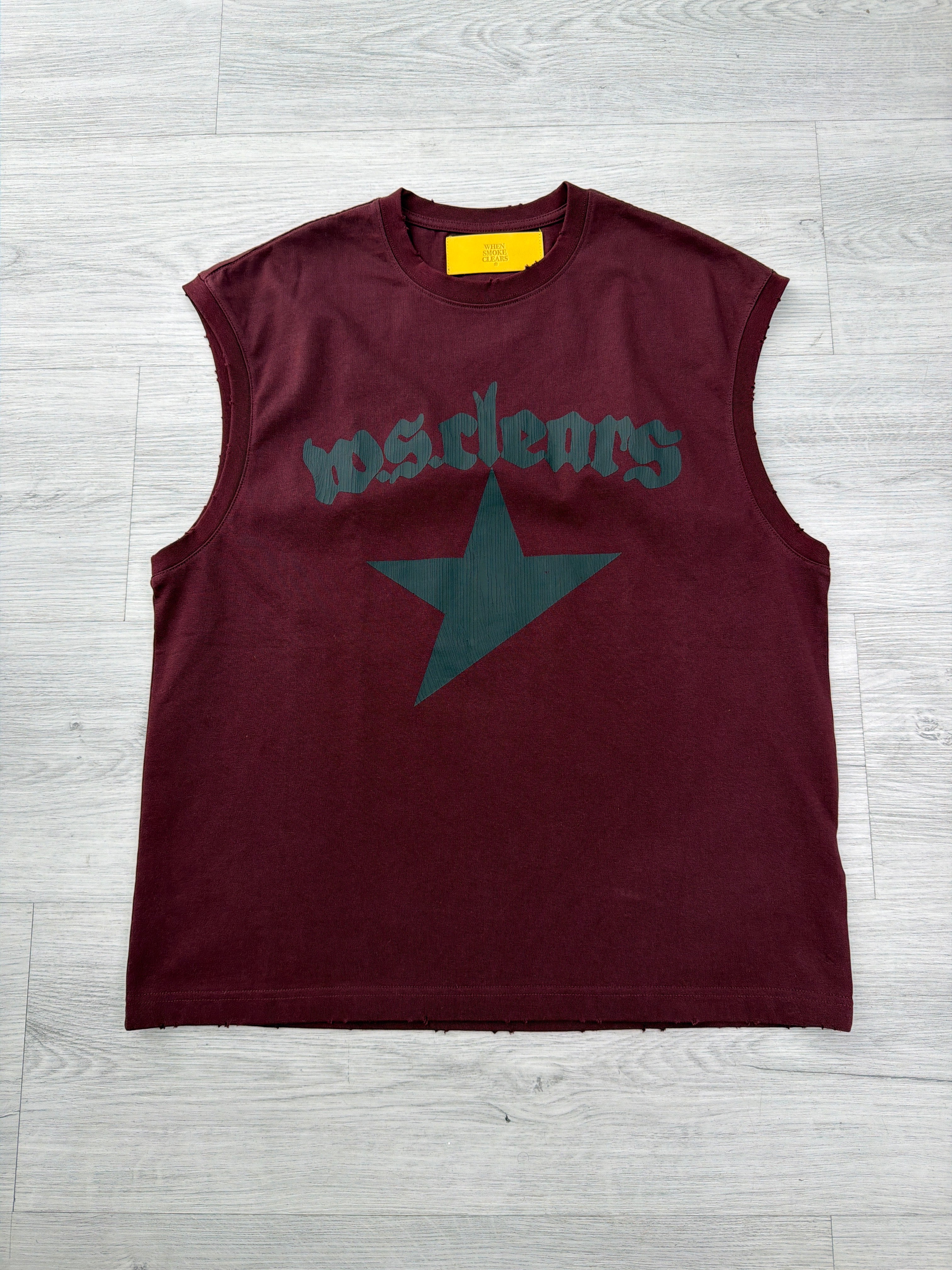 When Smoke Clears maroon / black