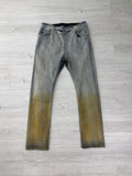 Rick owens blue/yellow jeans