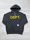 Gallery Dept hoodie black and yellow