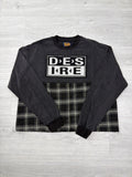 Bottega desires hybrid flannel tshirt