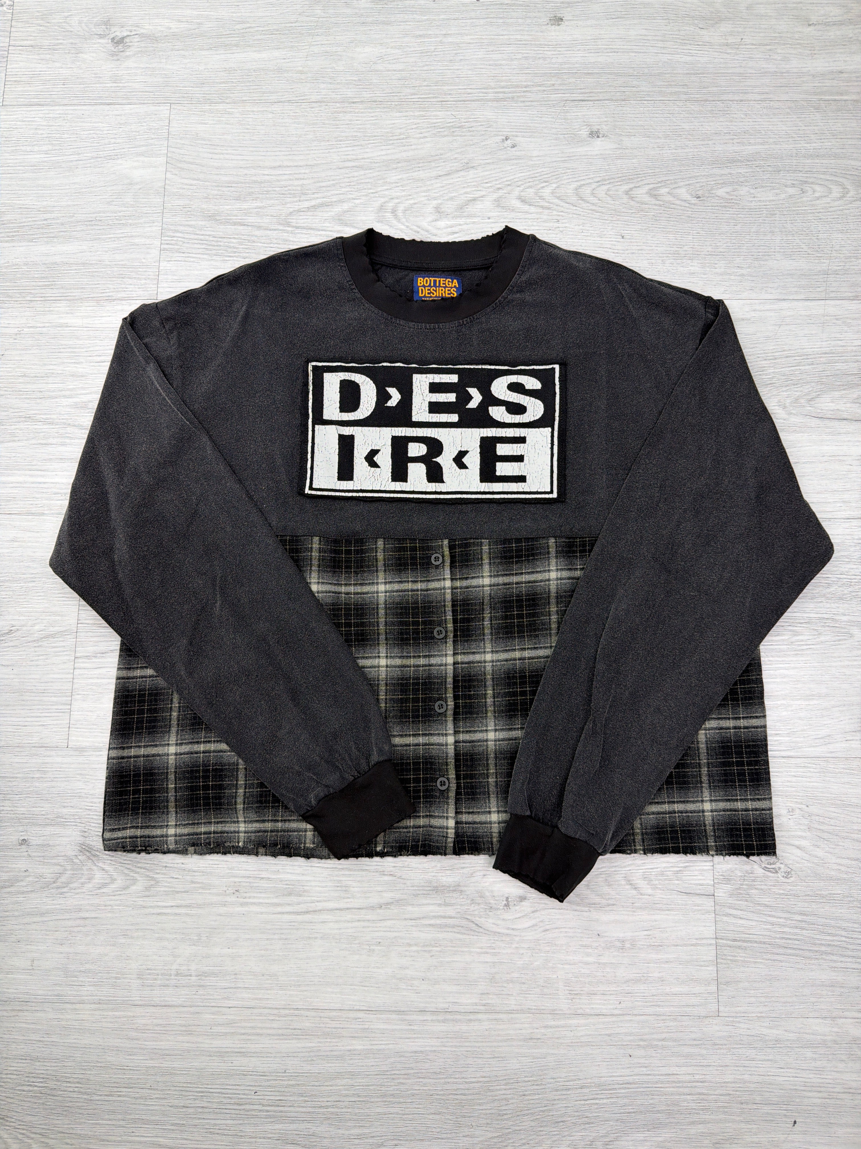 Bottega desires hybrid flannel tshirt