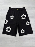 Arkyve Black Star Chrochet Patch Jeans