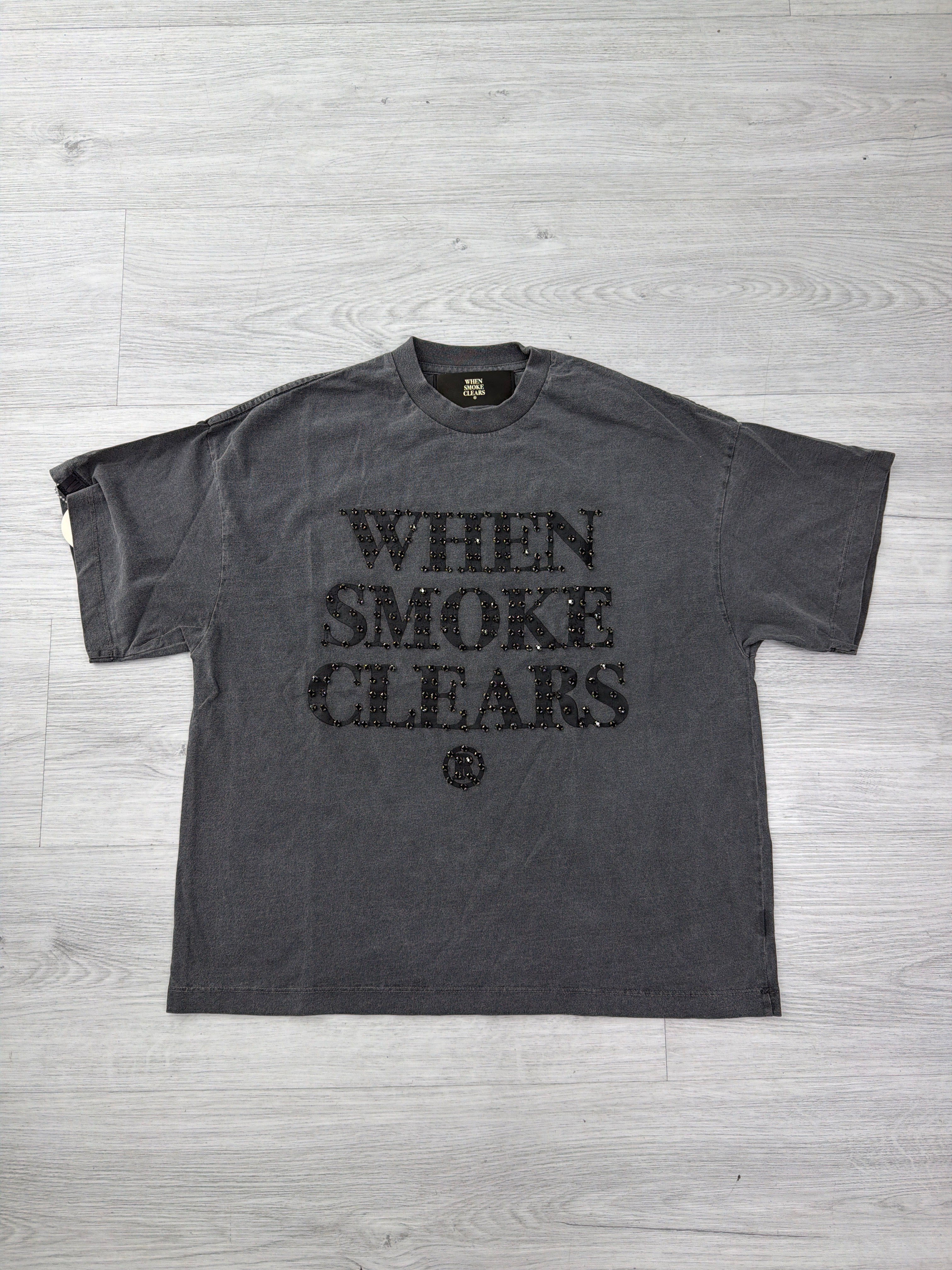When smoke Clears off black / black Diamond tee