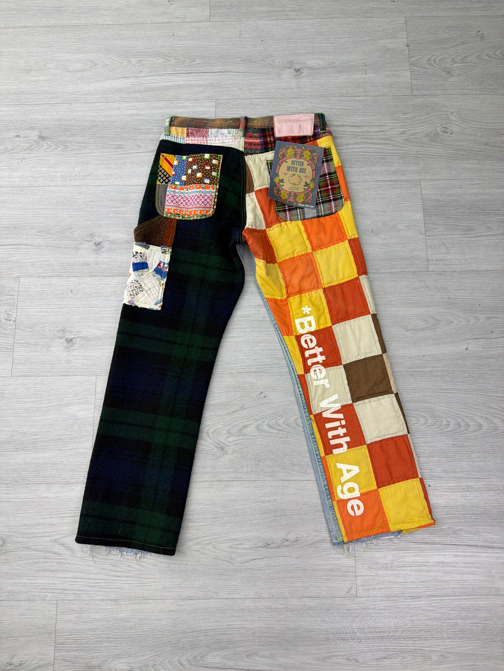 Better With Age Esther Mixed Media Trouser Random