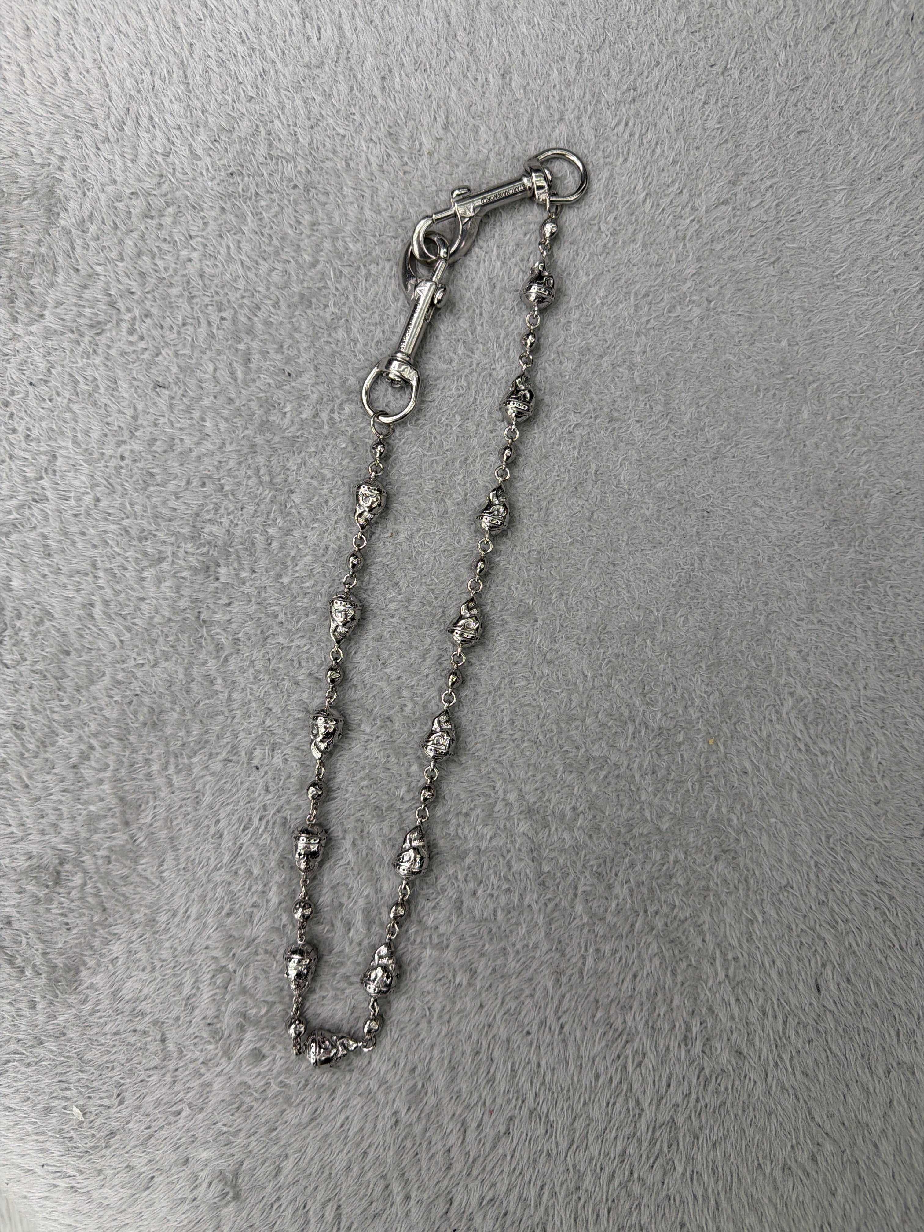 Stolen Arts Wallet Skull Chain Silver