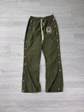 Saint vanity army green track pants