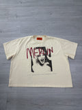 Merlin Father Cream Red Letters Tee