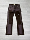 Triple Seven Brown Flare denim