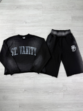 Saint Vanity Black & Grey Crewneck