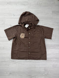 Saint vanity Track Nylon Brown top