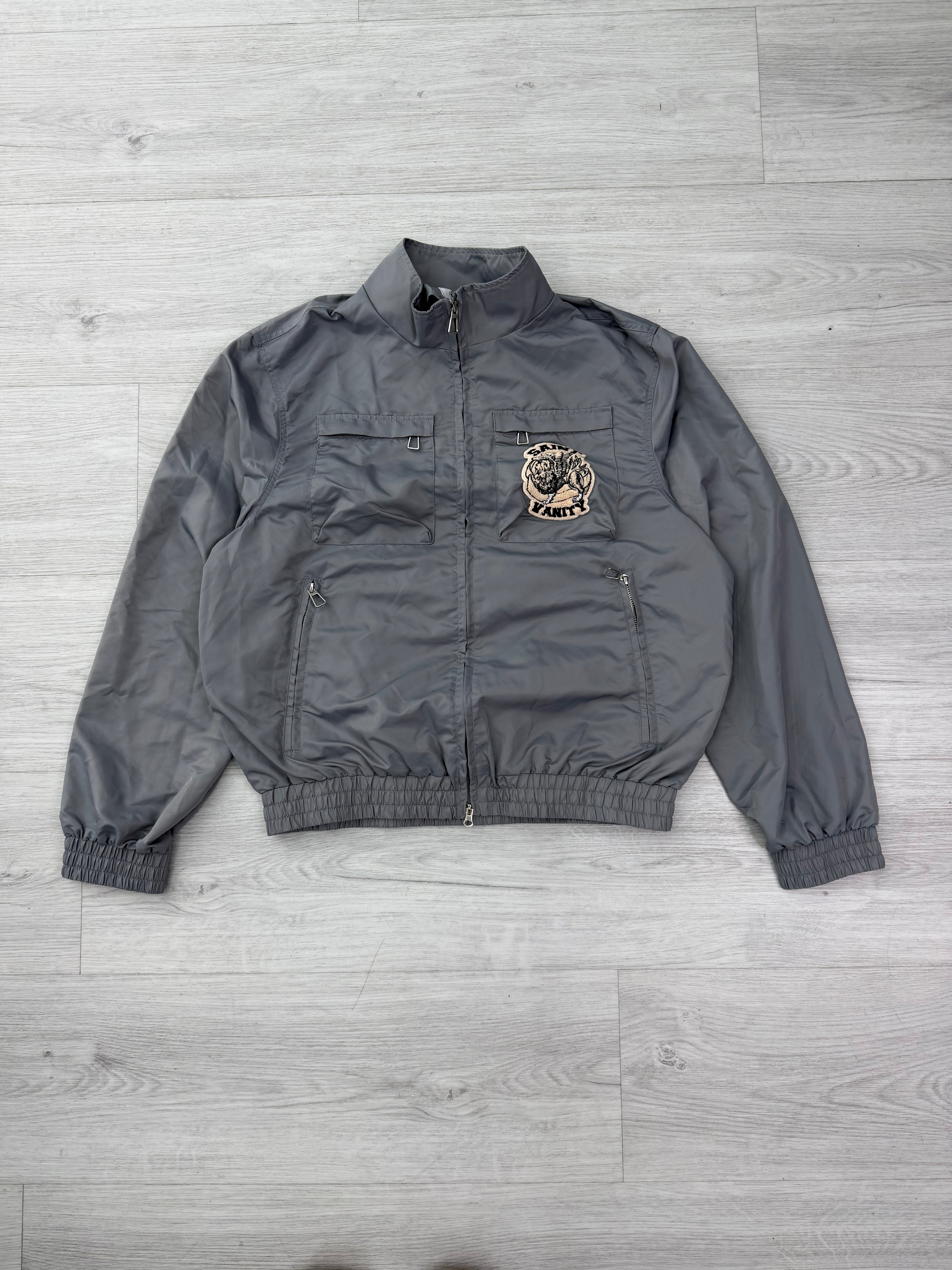 Saint vanity Cargo Nylon Jacket Grey