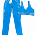 Alo bra and leggings set light blue