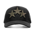 3 Star Trucker Hat Black/Camo