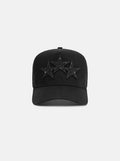 Amiri black and black 3 star studded