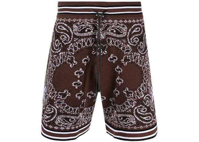 Amiri bball bandana moacha shorts