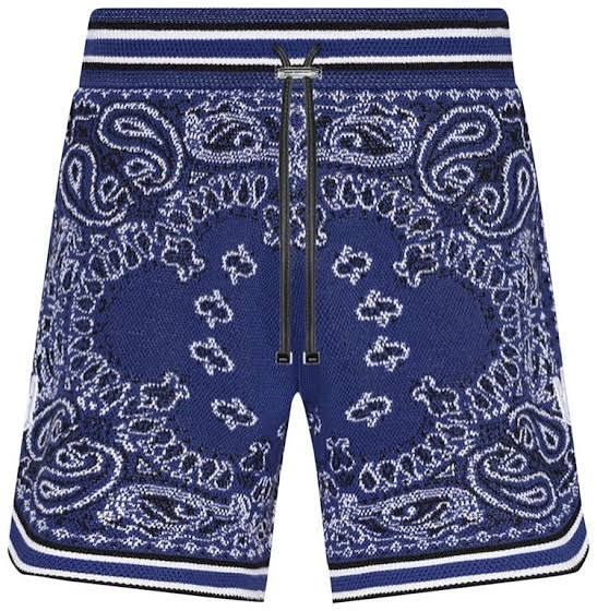 Amiri bandana Ball shorts Blue/ Black