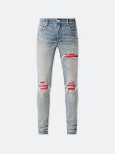 Amiri Antique Indigo Red Patch