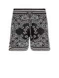 Amiri Bandana B-Ball Shorts Grey Black
