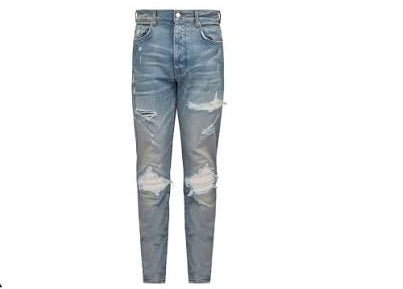 Amiri Antique Indigo White Patch