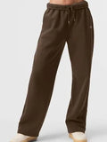 Alo brown pants open bottom
